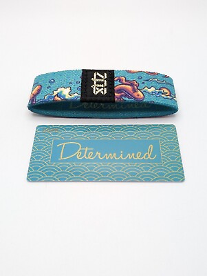 #ad Zox Gold Strap #48 Determined NEW Medium Wristband Collector#x27;s Card $24.00
