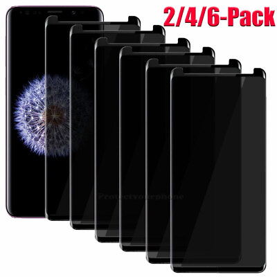 Privacy Screen protector Tempered Glass For Samsung S9 S10 S20 S22 S23 Note20 10 $5.99