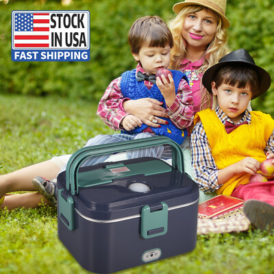 #ad 1.8L Electric Lunch Box Food Heater Upgraded Portable Food Warmer for Car amp; Home $30.99