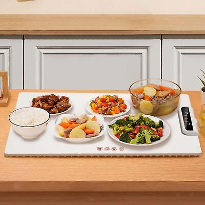 #ad Electric Food Warming Tray Portable Food Warmer 3 Temperature Levels Silicone $60.86