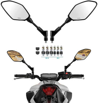 Motorcycle Universal Rear View Side Mirrors For Honda Grom Navi MSX125 CMX500 $32.98