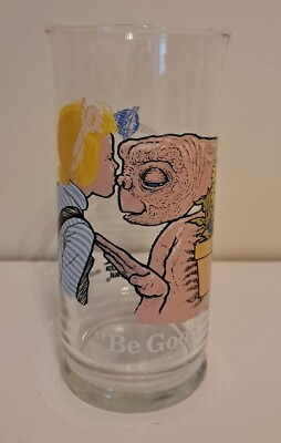 #ad #ad Vintage E.T. BE GOOD Glass Pizza Hut Limited Edition Collector#x27;s Series 1982 $12.00