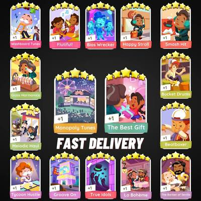 #ad #ad 5 4 Star Stickers for Monopoly Go Read Description FAST Delivery $6.00