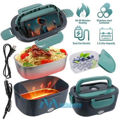Portable 110V Electric Heating Lunch Box for Car Office Food Warmer Container US $14.77