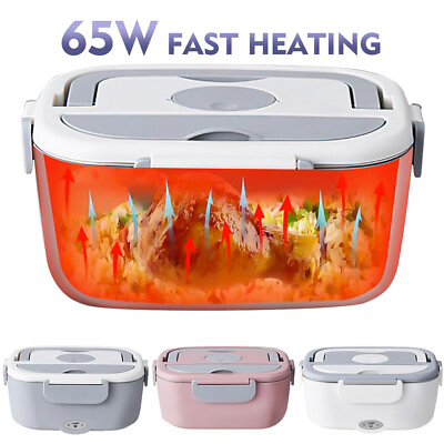 #ad 110V 12V Electric Heating Lunch Box Portable Car Office Food Warmer Container US $28.99