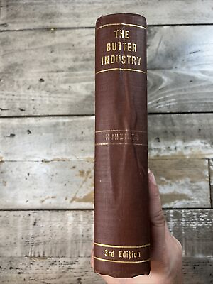 #ad 1940 Antique Food Book quot;The Butter Industry... Factory School amp; Laboratoryquot; $40.00