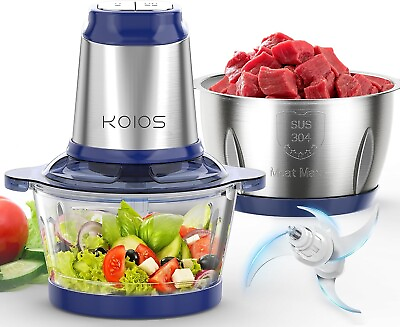 #ad KOIOS 500W Powerful Electric Food Processor 8 Cup 2 Speed Electric Food Chopper $39.99