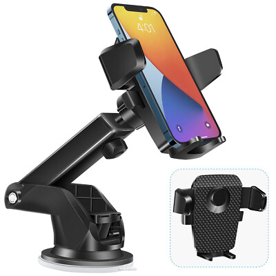 Car Phone Mount 360° Universal Car Cell Phone Holder Stand Windshield Dashboard $8.99