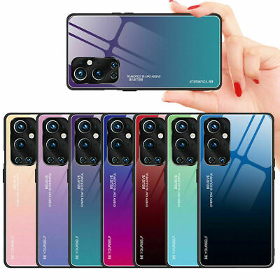 #ad #ad For OnePlus 9 9 Pro Shockproof Hybrid Tempered Glass Gradient Hot Case Cover $11.85