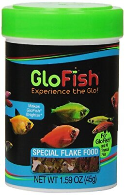 GloFish Special Flake Dry Fish Food for Brightness 1.6 oz 77003 $10.26