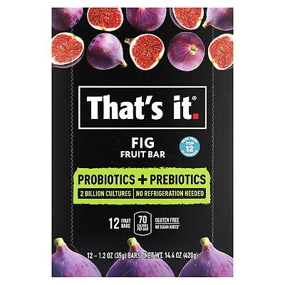 #ad #ad Prebiotics Probiotics Fruit Bar Fig 12 Bars 1.2 oz 35 g Each $29.99