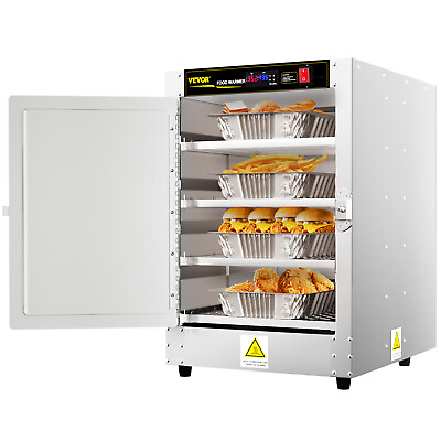 #ad VEVOR Hot Box Food Warmer 16quot;x22quot;x24quot; 4 Removable Shelves w Food Boxes amp; Gloves $317.99