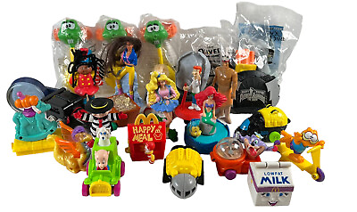 #ad Lot Of 28 Assorted Fast Food Kids Meal Toys McDonald#x27;s Wendy#x27;s Burger King $15.00