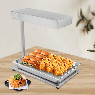 #ad #ad 500W French Fry Warmer French Fry Heat Lamp w Detachable Pan Food Lamp Warmer $154.85