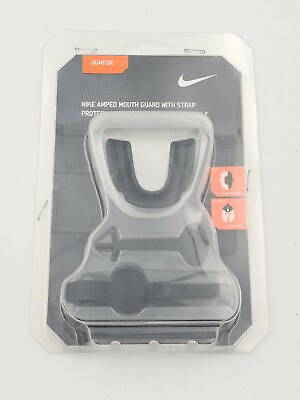 #ad Nike Amped Mouth Guard With Strap Black Juniors $6.99