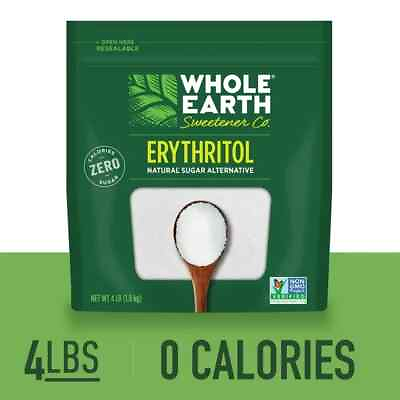 #ad Whole Earth Erythritol Zero Calorie Sweetener 4 lb. Bag Free Shipping $14.49