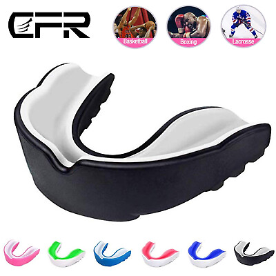 Mouth Guard Sports Mouth Guard Basketball MMA Boxing Adult Youth Works w Braces $8.35