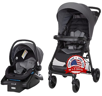 Coche Andador Y Silla De Carro Para Bebe Carriola Grey Baby Car Seat Stroller US $448.99