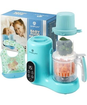 #ad Amplim Baby Food Maker Baby Food Processor Baby Food Steamer NEW. 165 $45.00