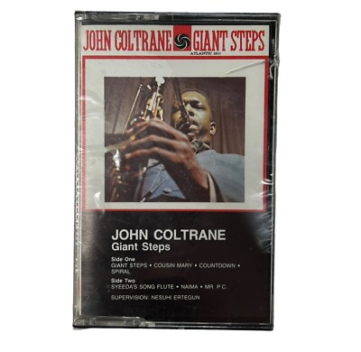 #ad John Coltrane Giant Steps CS 1311 Cassette Tape Sealed New Rare Atlantic Jazz $49.95