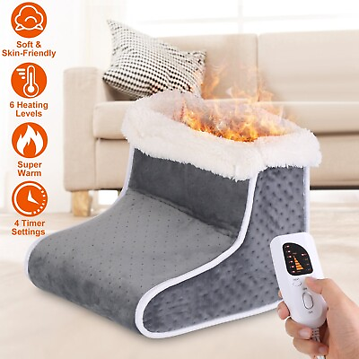 #ad Electric Heated Foot Warmer Rapid Heating Pad for Feet Bed Christmas Home Office $35.18