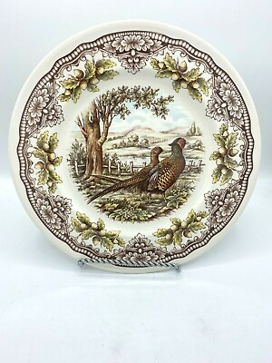 Victorian English Pottery Thanksgiving Pheasant Serving Chop Plate 12 1 2quot; New $38.88