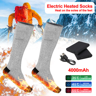 #ad #ad Winter Warmer Electric Thermal Heated Socks Rechargeable Battery Boot Feet Foot $29.99
