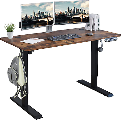 Electric Standing Desk 48 X 24 Inches Height Adjustable Computer Desk Sit Stand $255.36