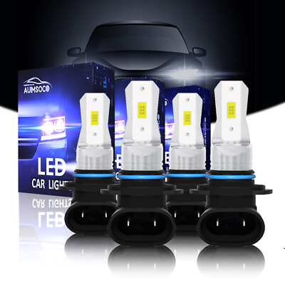#ad For Chrysler 3000 C S Sedan 4 Door 2016 2021 9005 LED Headlight Hi Low Bulbs Kit $32.99
