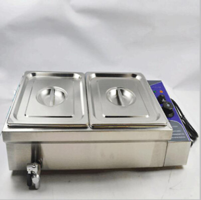 Updated 1 PC Commercial 110V 2 Pan Bain Marie Buffet Food Warmer Steam Table US $165.54
