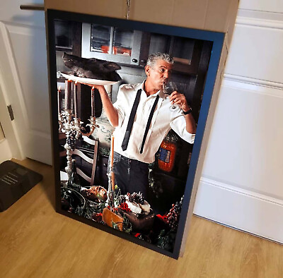 Anthony Bourdain Food And Beer Poster $14.99
