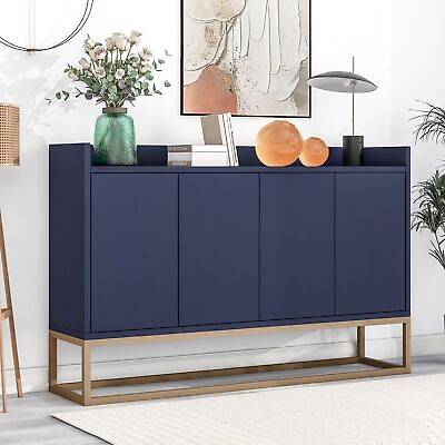 #ad TREXM Modern Sideboard Buffet Cabinet Large Storage for Dining Room Entryway $256.79