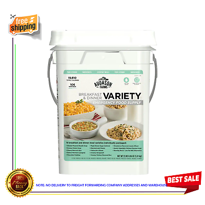 #ad Breakfast and Dinner Variety Pail Emergency Food Supply 13 Varieties 4 Gallon $58.89