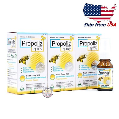 #ad #ad Propoliz Mouth Spray with Standardize Propolis and Natural Extract 15ml pack 3 $26.95