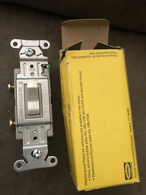 #ad Hubbell CS120w Commercial Specification Switch Single Pole 20 Amp $5.50