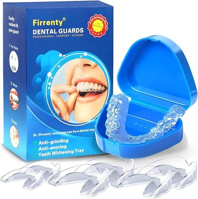#ad #ad 6 PCS protector de dientes bucal dental para los nervios rechinar apretar 2Sizes $11.98