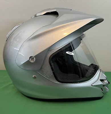 #ad Silver SHOEI HORNET DS Size Small Excellent Condition 55 56cm 6 7 8 7 $199.00