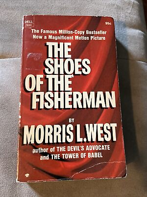 The Shoe of the Fisherman Morris West New Dell Edition 1sr Printing 1968 Vintage $12.16