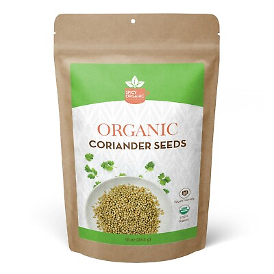 Organic Coriander Seeds Coriander Seeds Whole 16 OZ $12.98