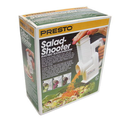 #ad Presto Electric Salad Shooter Food Shredder Slicer NOB $39.85
