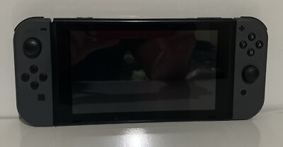 #ad Nintendo HAC 001 Switch Console For Parts Or Repair with Gray Joycons $139.99
