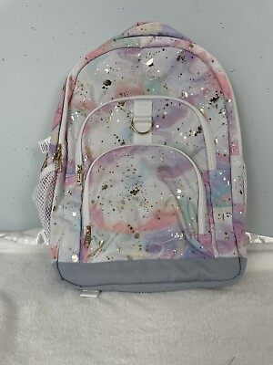 #ad Pottery Barn Teen Large Multicolor Golden Dots Backpacks. $34.99
