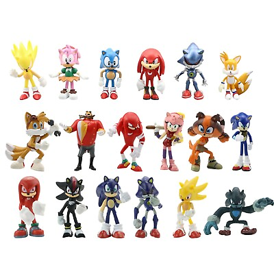 Sonic The Hedgehog Action Figure Kids Toy Doll Gift Cake Topper Decor $15.99