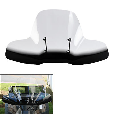 Clear Motorcycle Windshield Universal Fit For Harley Yamaha 7 8#x27;#x27; 1#x27;#x27; Handlebars $44.49