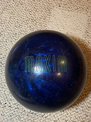 #ad Ebonite Maxim Right Hand Bowling Ball 8 lbs 2.5 ozs Blue Swirl Sparkle $49.99