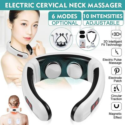 Electric Cervical Pulse Neck Massager Muscle Relax Massage Magnetic Therapy US $11.96