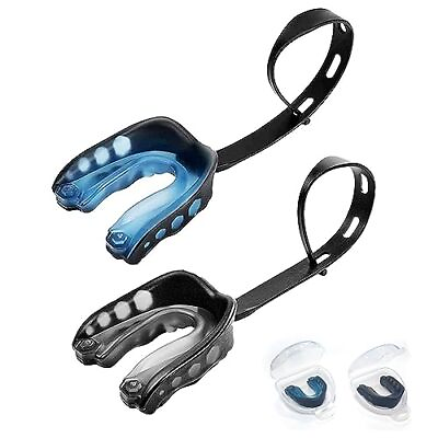 #ad 2 Pack Mouth Guard Sports Mouth Guard Football Kid Football Mouthguard with S... $17.63