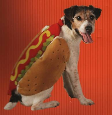 #ad HOT DOG PET COSTUME Cute Halloween Wiener Bun Canine Large Plush Food Target NEW $21.15