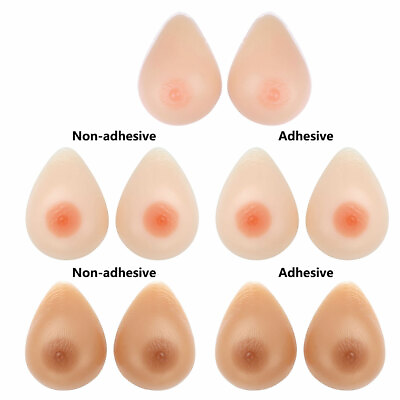 #ad Lifelike Silicone Fake Boobs Bra Enhancer Inserts Breast Forms Crossdresser Pair $15.80