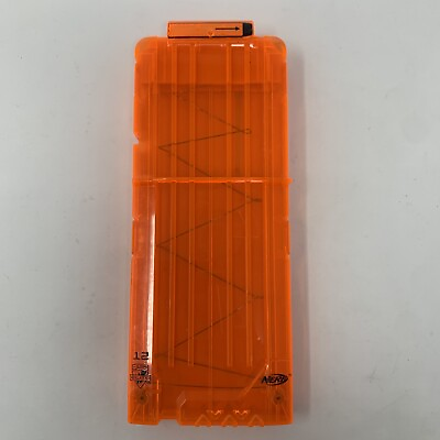 Nerf 12 Dart Clip Magazine Blaster Gun Blaster Orange Darts N Strike Elite $2.99